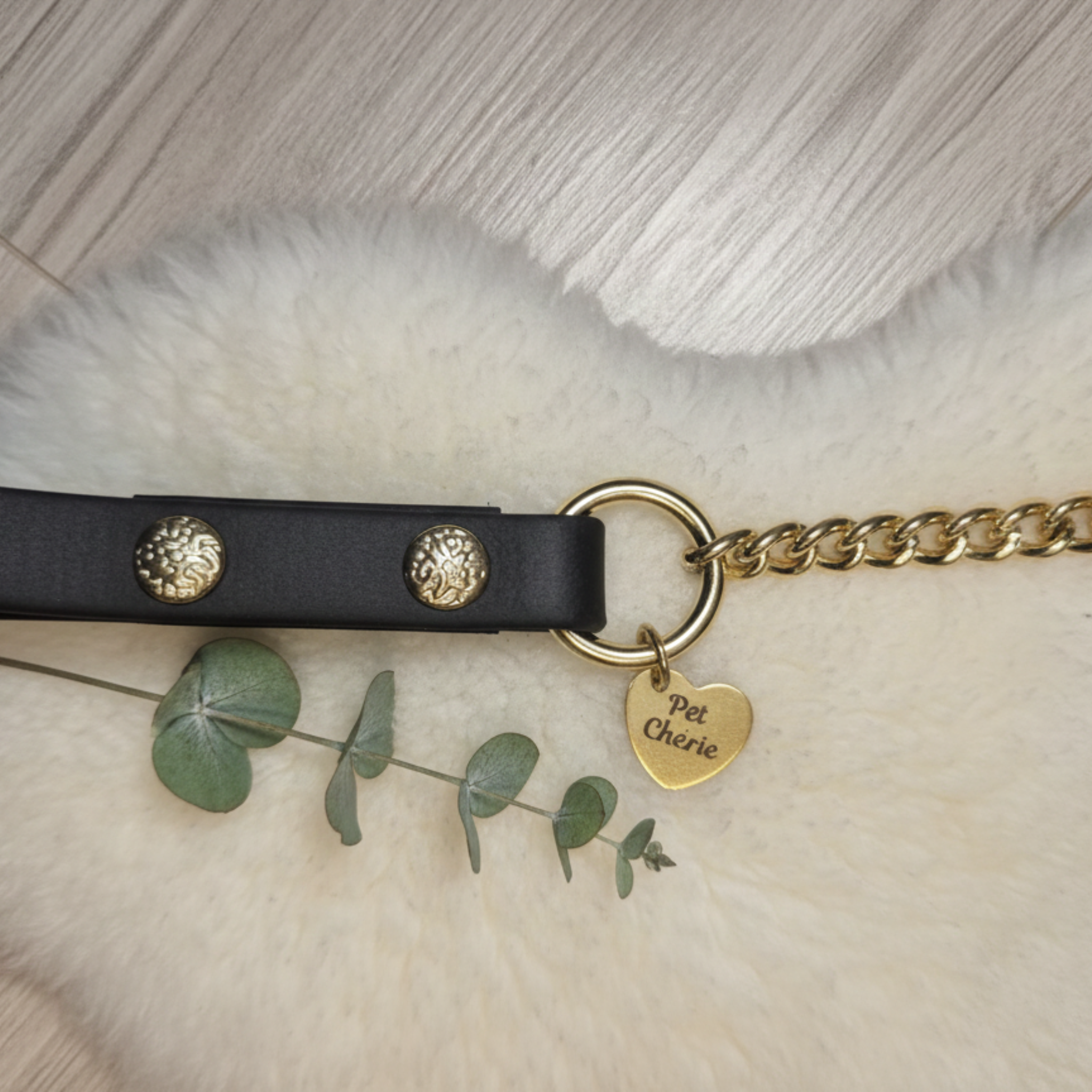 Guinzaglio in Acciaio e Biothane Chain Lead per Cani
